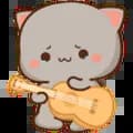 Crying Cat playing Guitar